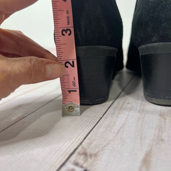 Comfortiva Black Suede Ankle Boots - Picture 4 of 8